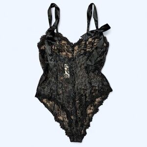 Goth Black Lace Bodysuit by Victoria’s Secret!